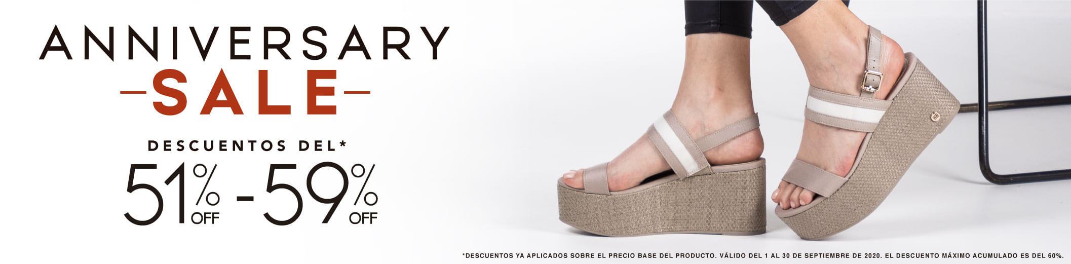 Zapatos Para Mujer Entre 51% y 59% Off
