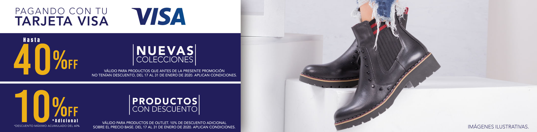 Descuento Adicional En Productos Para Mujer Pagando Con Tarjeta Visa