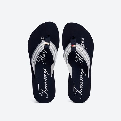 Sandalia Tommy Shoes Signature Beach Mujer