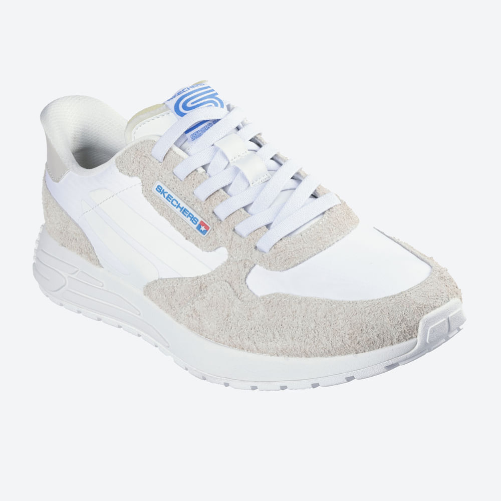 Marc Joseph New York Hudson Street | Sneaker Uomo Hands-free | Lacci Elastici | Vera Pelle Napa | 44.5 EU