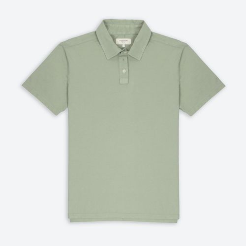 The Stretch Pique Polo Casual Hombre Freeport PWAJ Verde