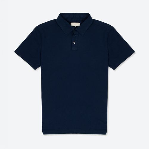 The Stretch Pique Polo Casual Hombre Freeport PWAJ Azul Oscuro