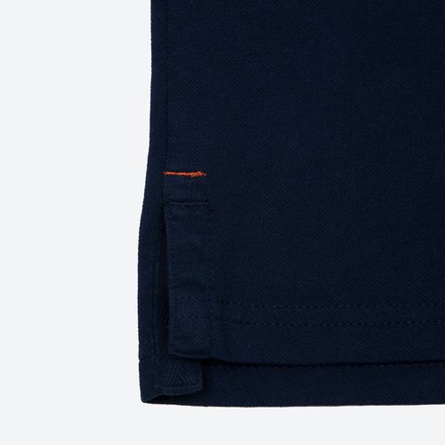 The Stretch Pique Polo Casual Hombre Freeport PWAJ Azul Oscuro