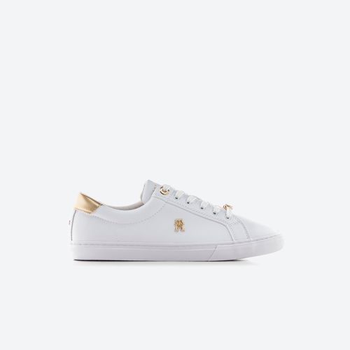 Tenis Tommy Shoes Gold Court Mujer