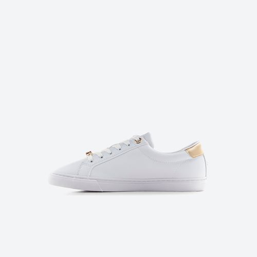 Tenis Tommy Shoes Gold Court Mujer