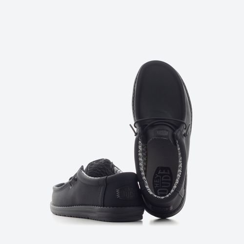 Zapato Plano Hey Dude Wally Leather Hombre