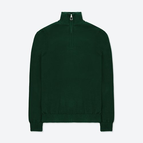 The Knit Cotton Quarter-Zip Jumper Buzo Freeport Hombre
