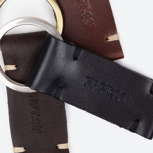 The Leather Keychain Llavero Freeport
