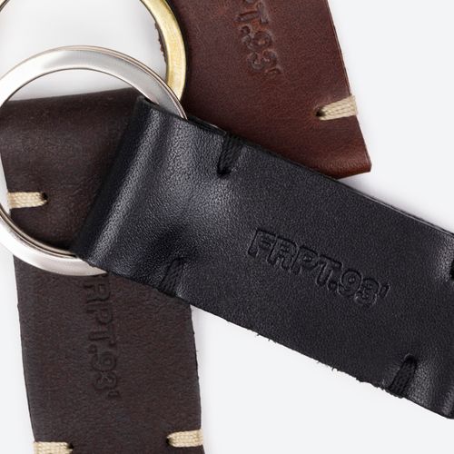 The Leather Keychain Llavero Freeport