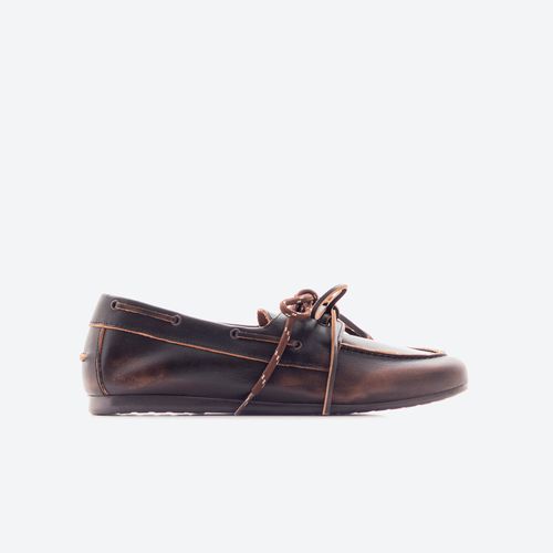 The City Slim Boat Shoe Zapato Plano Freeport Mujer