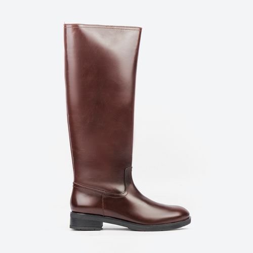 The Leather Knee-High City Boot Bota Freeport Mujer