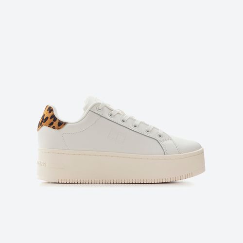 Tenis Tommy Shoes Flatform Leopard Mujer