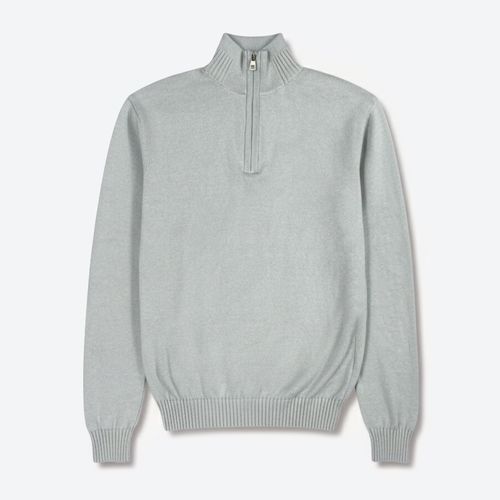 The Knit Cotton Quarter-Zip Jumper Buzo Freeport Hombre