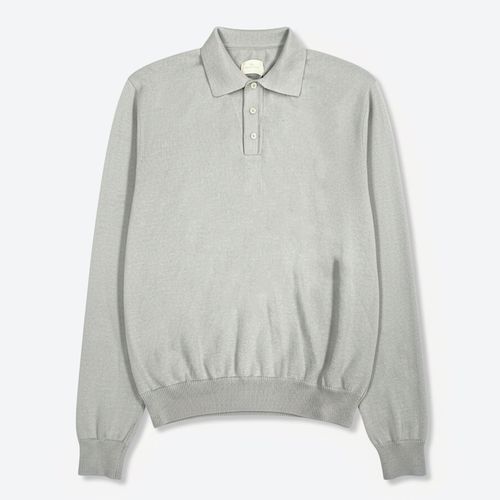 The Knit Long Sleeve Polo Freeport Hombre