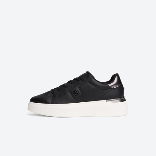 Tenis Tommy Shoes Platform Gold Mujer