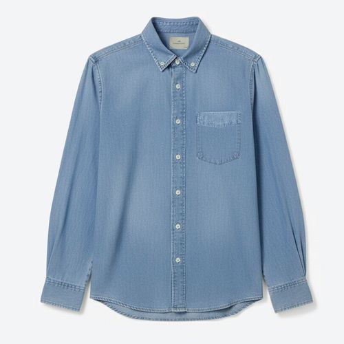 The Chambray Classic Pocket Shirt Camisa Freeport Hombre